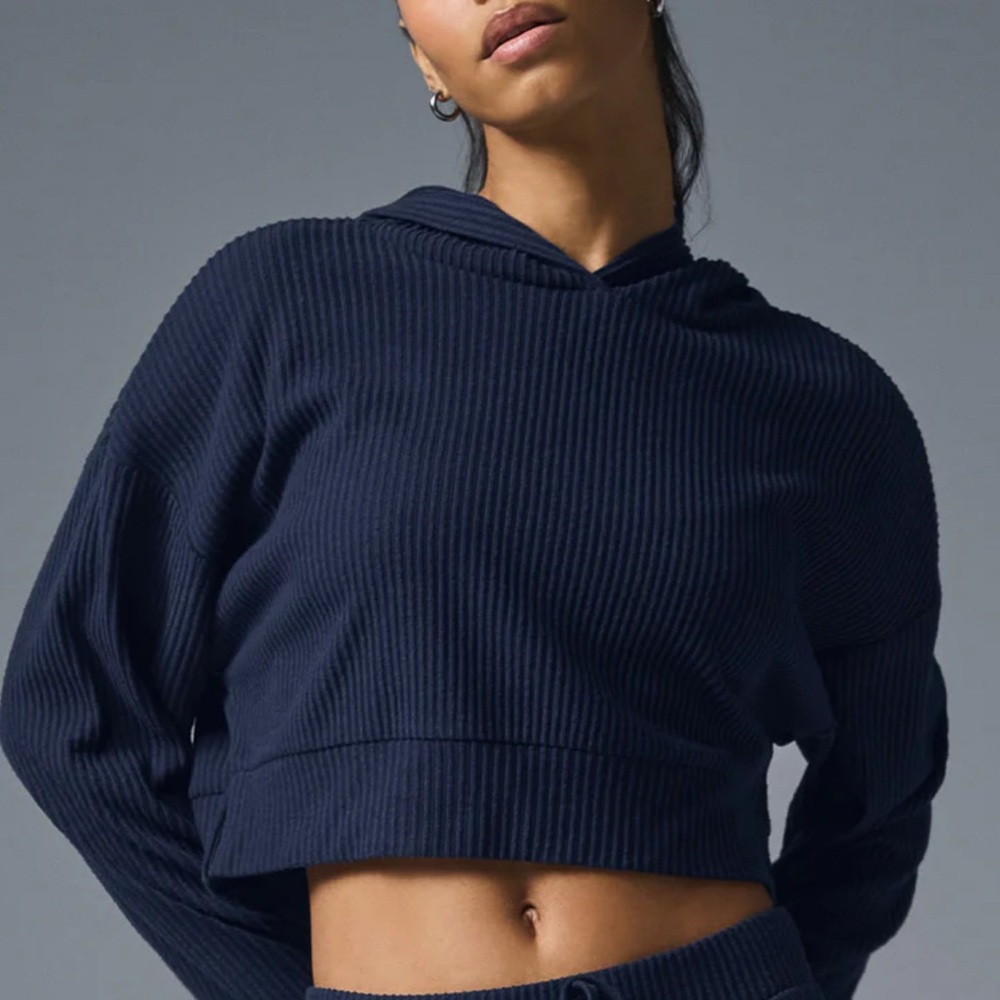 ALO Yoga Black Muse Hoodie Sz. M